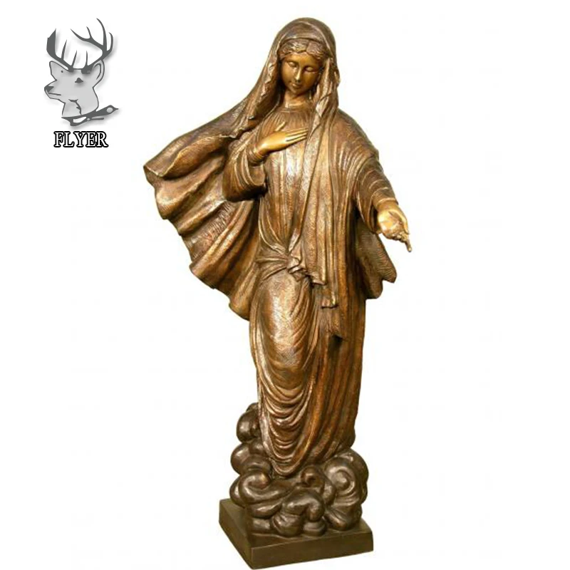 Outdoor Sculpture Life Size Bronze Virgin Mary Statue Buy Bronze
