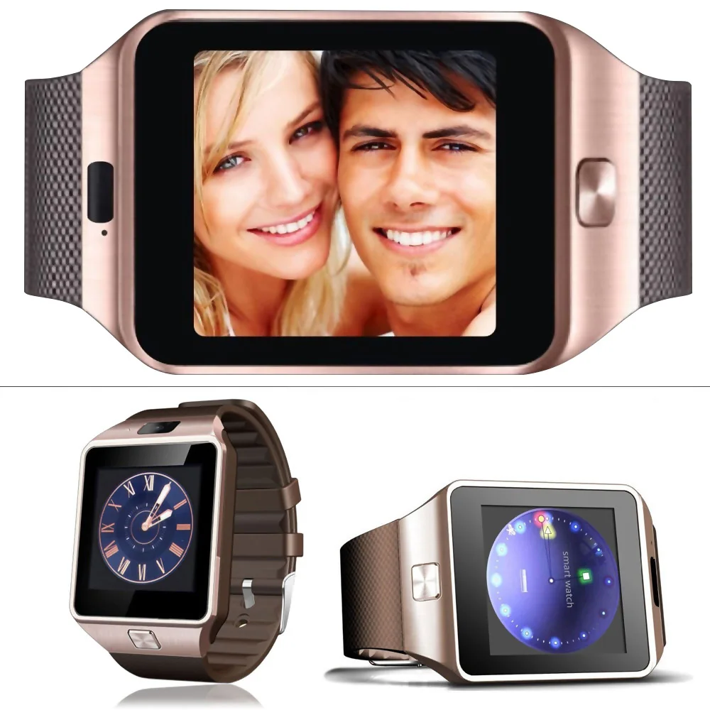 Waterproof Dz 09 Battery Bluetooth Wifi Sim Card Phone Smartwatch Dz09