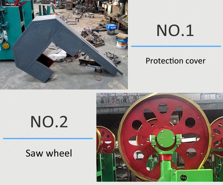 NEWEEK sawmill woodworking vertical tree log timber wood cutting band saw machine