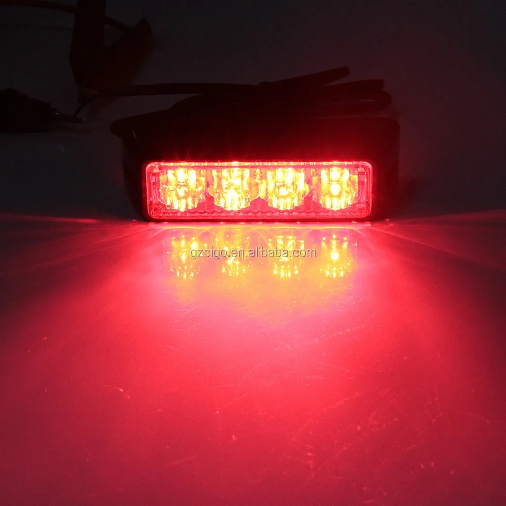 Led-04d Led Strobe Light 12v Led Flashing Light 4w Easy Installation ...