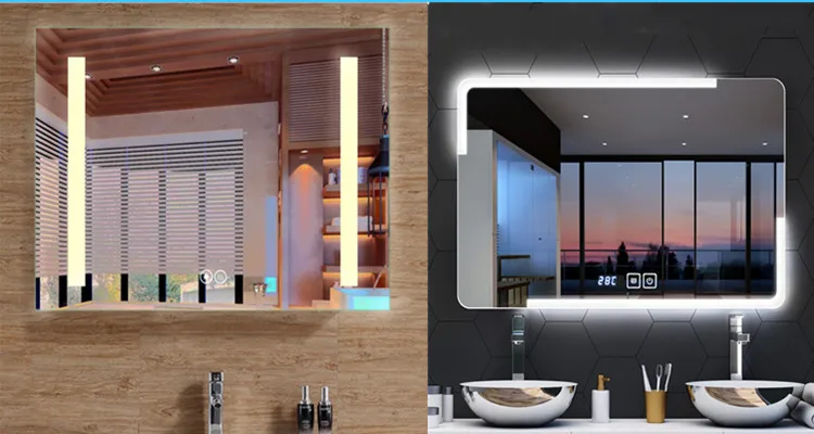 UL CUL CE Backlit Hotel Bathroom Luxury LED Lit Up Mirror With Lights