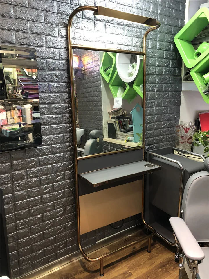 Fashion Modern Design Salon Furniture Single Side Wall Mounted Mirror