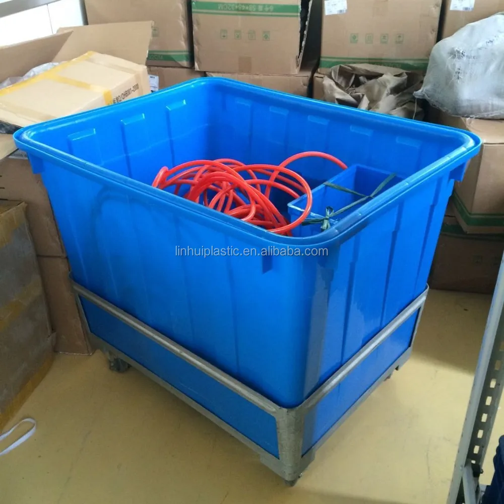 300l lavanderia indumento casse contenitore di plastica di grandi ... Verde creativo Lavanderia