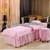 100% cotton facial spa massage linen bedding