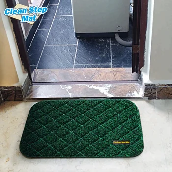 Double Color Pvc Coil Door Mat For Outdoor Foot Clean View Pvc