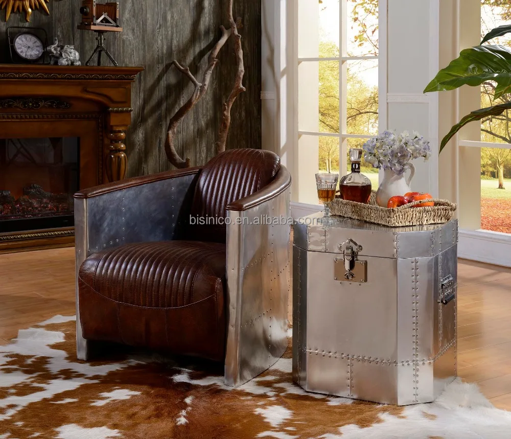 Amerikaanse klassieke chesterfield lederen slaapbank/bruin lederen ...