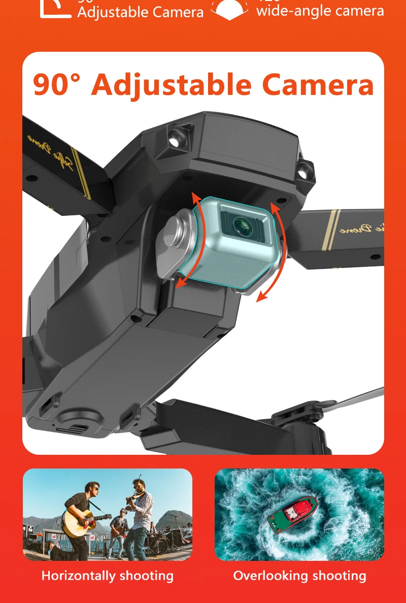 Global Drone X52 Rc Drone With Altitude Hold 1080p 5mp Hd Camera