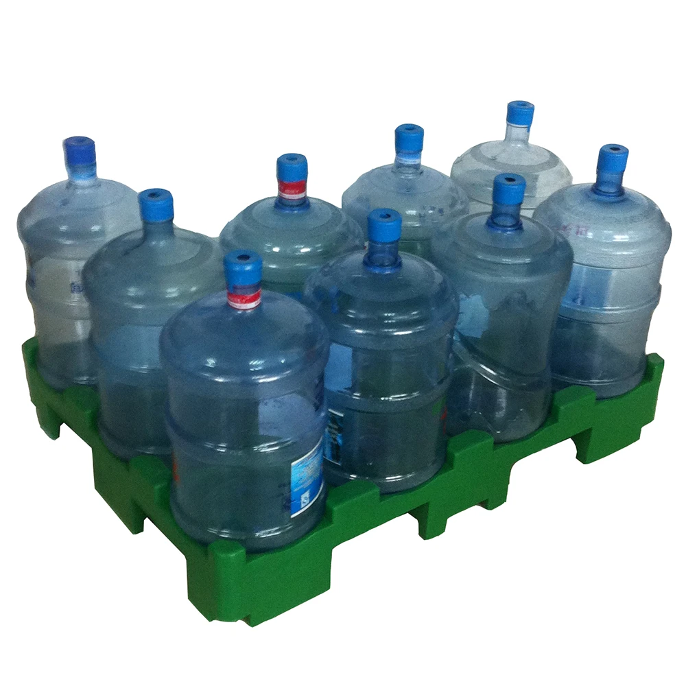 Heavy Duty Stackable 5 Gallon Water Bottle Plastic Pallet