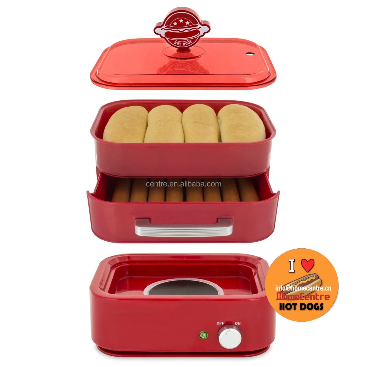 Electric Classic Hot Dog Steamer 350w Buy Hot Dog Steamer,Electric