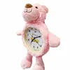 Hot sale custom high quality plush animal alarm clock