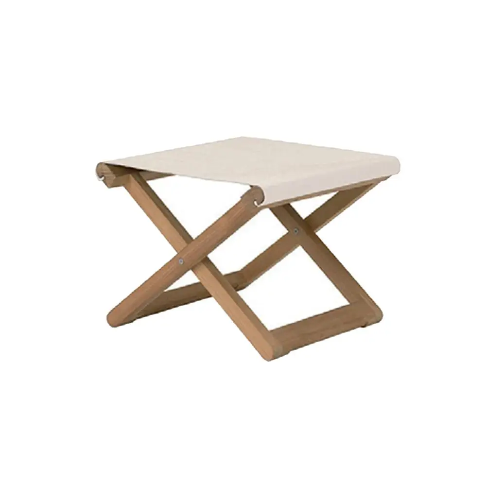 small folding wooden stool