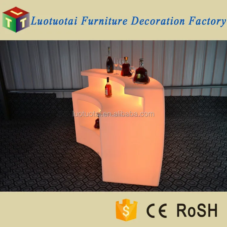 Illuminated Flashing Color Changing Led Bar Furniture/portable Bar