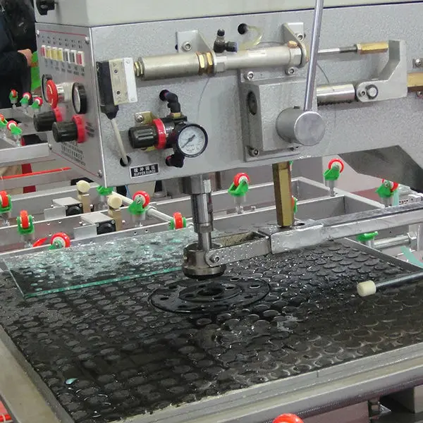 Automatic Glass Hole Making Machine With Drilling Head Buy Glass