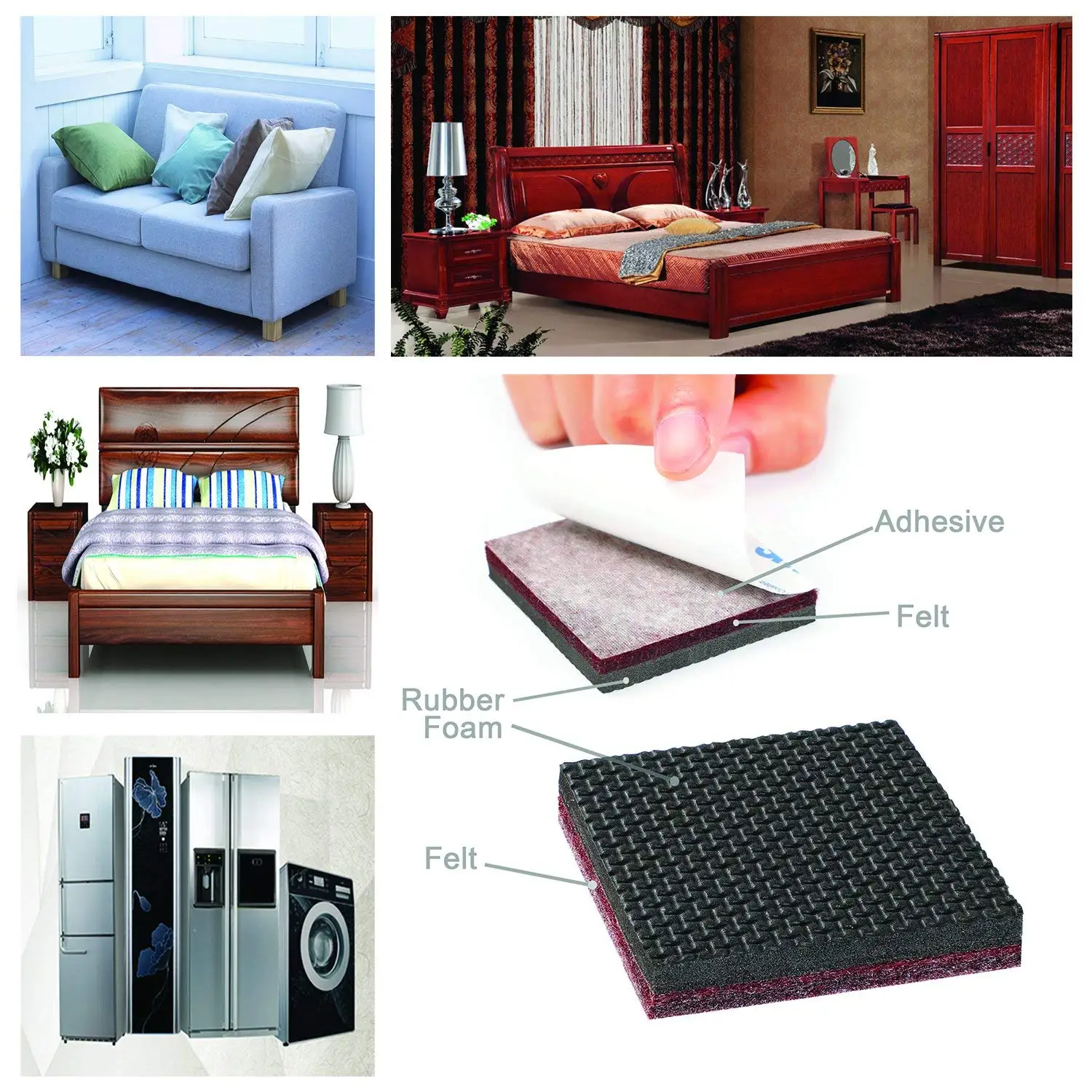 Outdoor Furniture Foot Pad,Wool Felt Pad For Furniture Protection