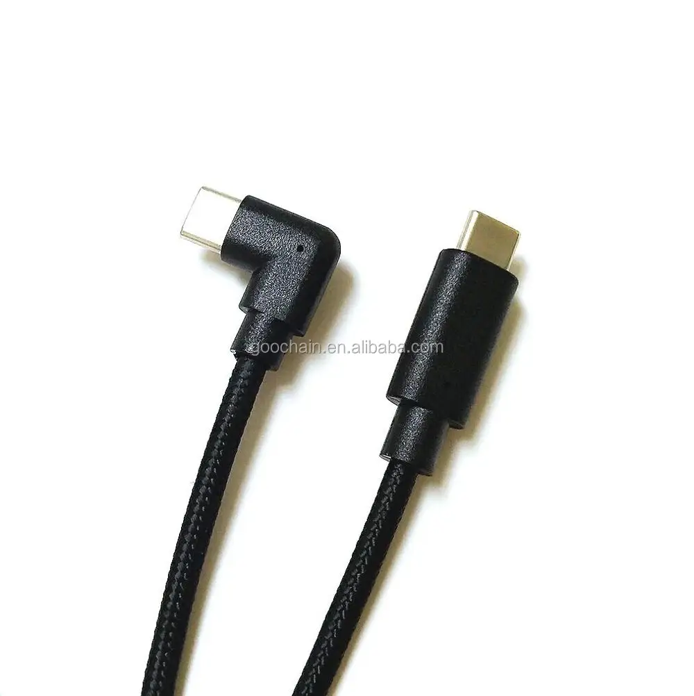 90 Degree Right Angle Usb Type C Male To Male Usb C Cable For Nintendo Switch Charging Buy 90 Degree Usb Type C Cable Left Angle Usb C Cable For Nintendo Switch Nylon