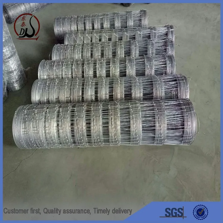 Class 3 Galvanized Hinge Joint Woven Wire,10/47/6,12 Ga 330' Roll