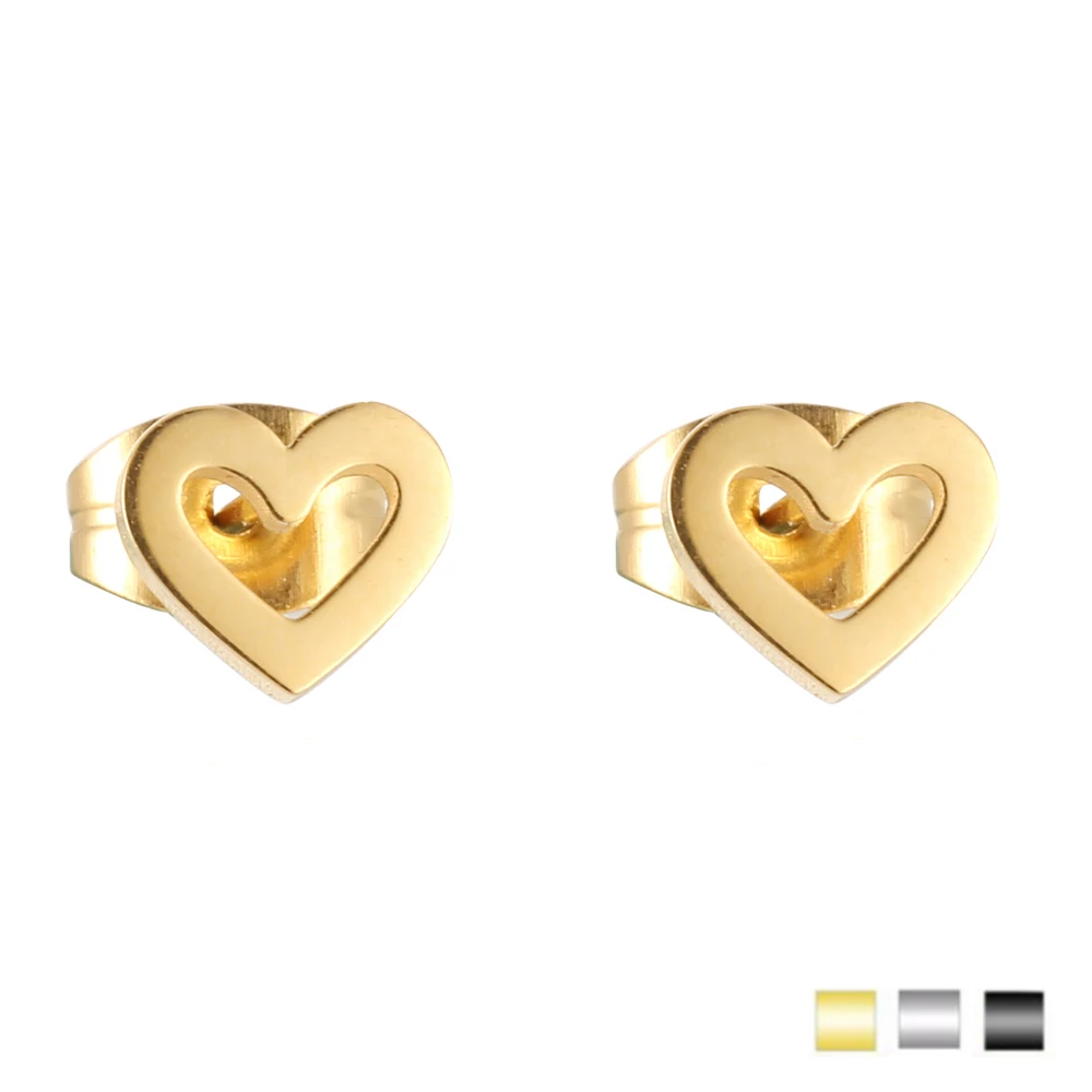 gold stud earrings designs with price