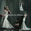 Gorgeous three-dimensional design elements create this stunning wedding dress