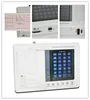 12 lead 7 inch color screen LCD display portable ecg machine with Multiple operation modes with CE certification