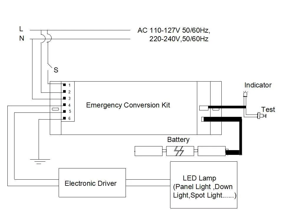 Светильник с бап. Conversion Kit k-303 схема подключения. Блок аварийный Conversion Kit led  схема подключения. Conversion Kit led k-303 схема подключения. Блок аварийного питания 1 час 8-40w ip2 Conversion Kit Power led.