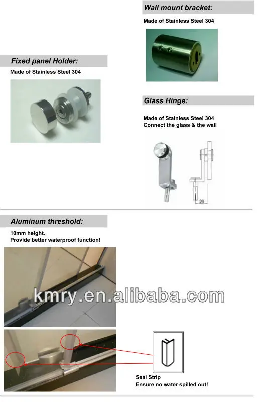 frameless tempered glass shower cubicles