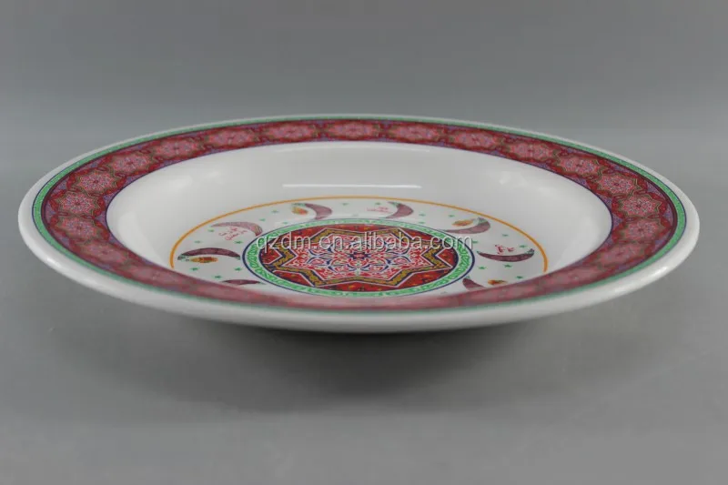 28x3.2CM Melamine Suop plate 11"inch melamine deep plate