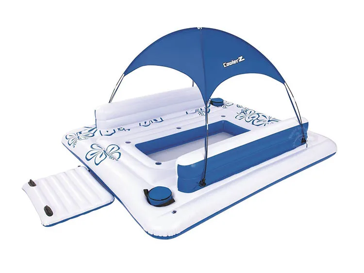 Custom Tropical Tahiti Inflatable Floating Island,Floating Island