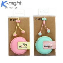 2015 hot M85 macaroon colors noodle earphone with retail box headphone for girls gift