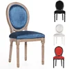 French Style Solid oak wood dining chairs with the round back