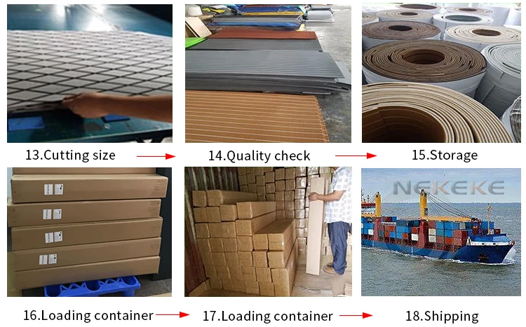 marine eva foam deck pad Sheet boat yacht teak decking Flooring