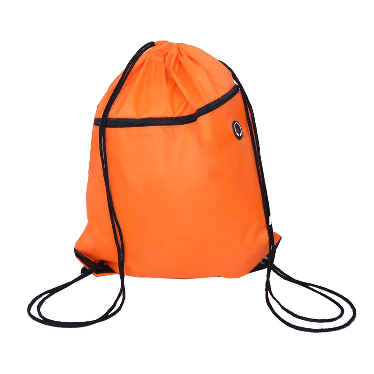 Packable Nylon Polyester Drawstring Bag