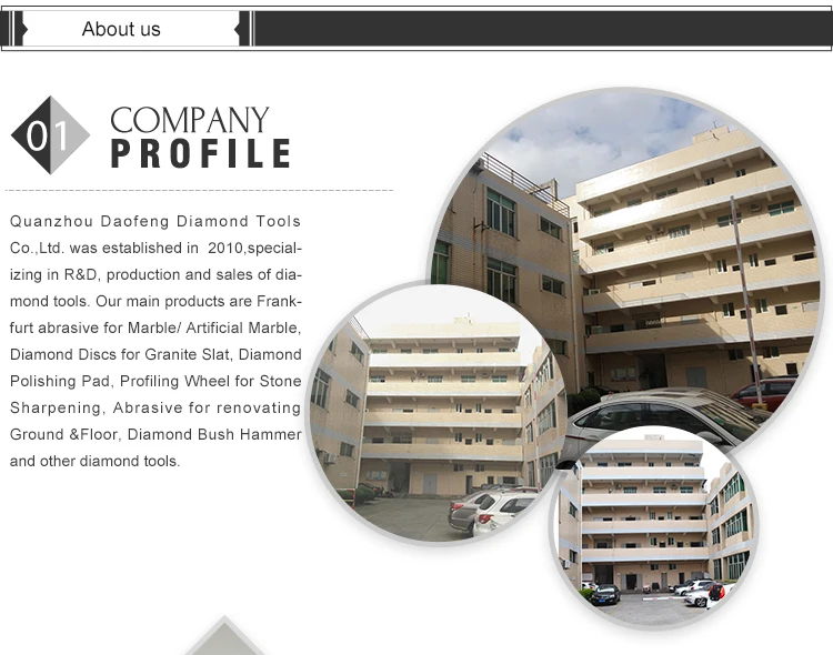 Daofeng 2022 Terrazzo Slab Polishing Abrasives Stone Polishing Tools