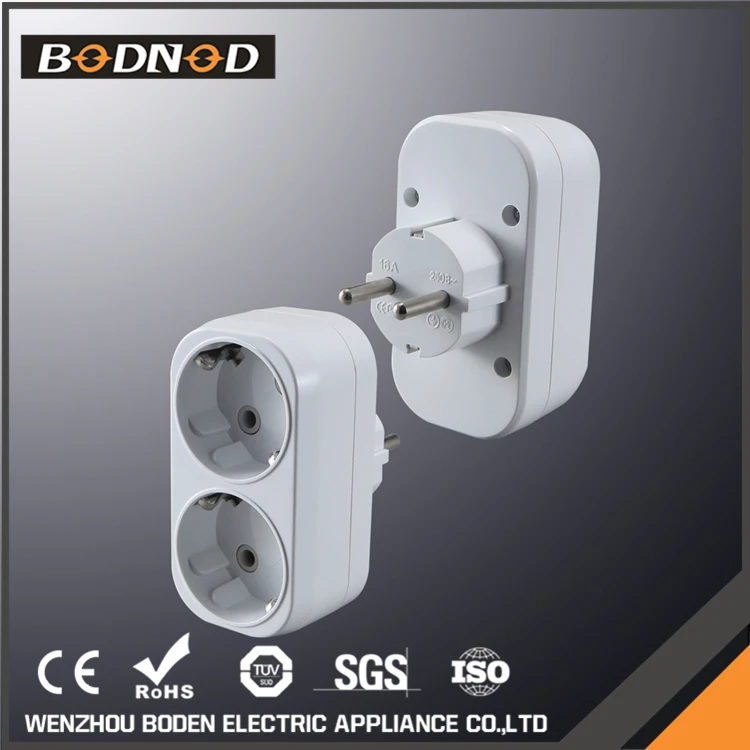 European Style 2 Pin 2 Gang Sockets And Plug - Buy 2 Gang Sockets ...