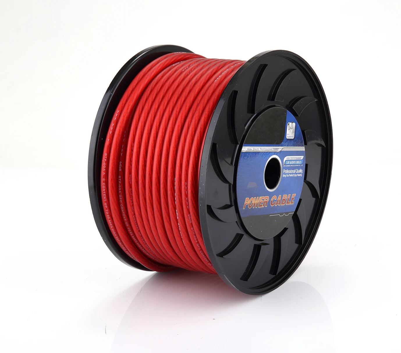 Super Soft Flexible 0ga 2ga 4ga 6ga 8ga Amp Power Cable Ground Power Battery Cable For Car Audio