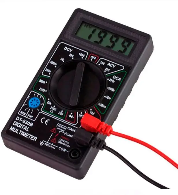 Digital Multimeter DT-830B LCD Voltmeter Amp Meter ohmi/ómetro Volt AC DC Tester Instrument Tool