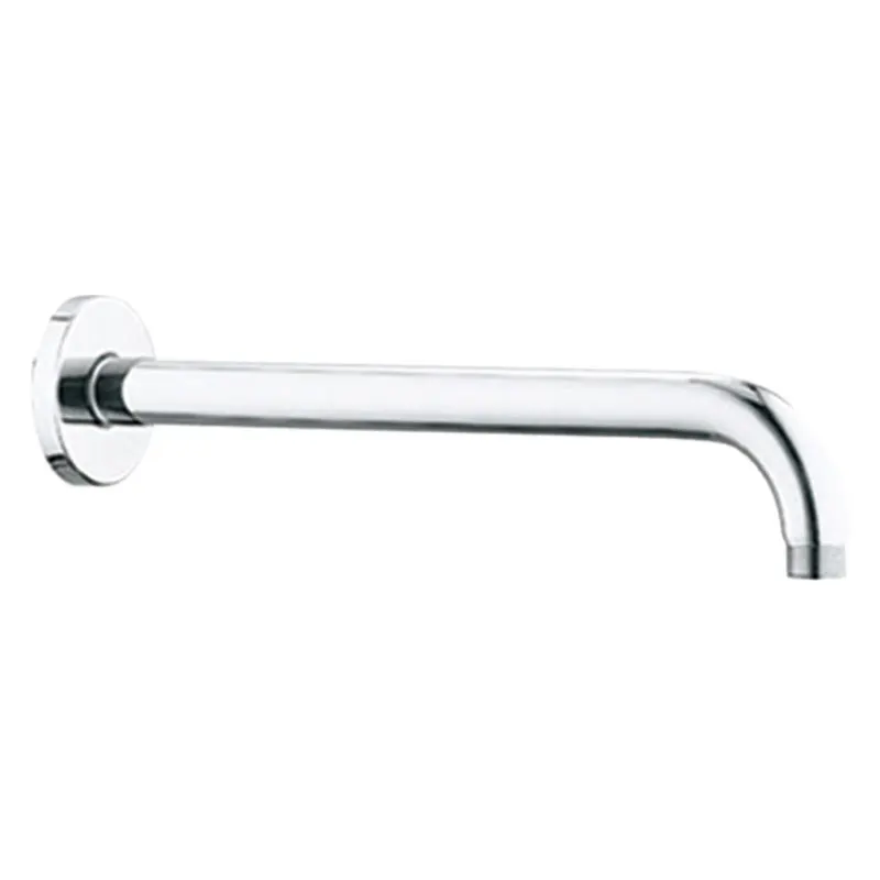 Brass TopAdapter white curved rod  Shower head Arm