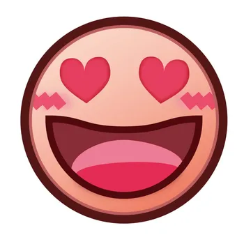 funny fancy cute popular fashion emoji custom happy face sticker