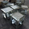 Sparkly crushed mirrored accent table