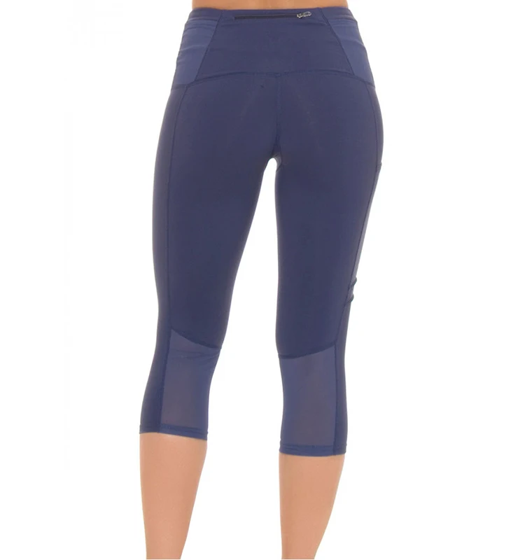 Skin Tight Butt Lift Hidden Pocket Women 3 4 Capris Leggings Yoga Pants