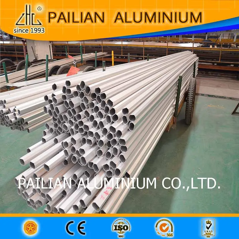 6063 Extruded Alloy Hollow Aluminium Profile,Polishing Aluminum Hollow Bar Price Per Ton In