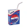 Charming mini drink box clock promotion custom plastic alarm clock