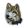 Customized Cartoon wolf dog Embroidery Patch Iron on Patch Clothing Label