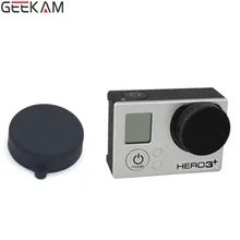 GEEKAM 1pcs Go pro Colorful Silicone lens cap Housing Protective Cover Protecter For Gopro Hero 3+/3/4 Action Camera accessories