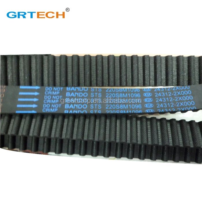 243122x000 China Rubber Timing Belt For Kia Rio Buy Rubber Timing