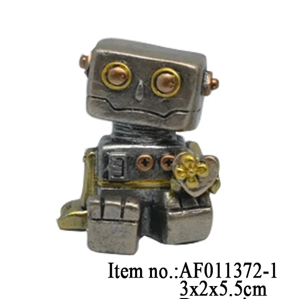 Mini Robot Resin Crafts Figurine Home Decor Sculptures Buy Mini Robot