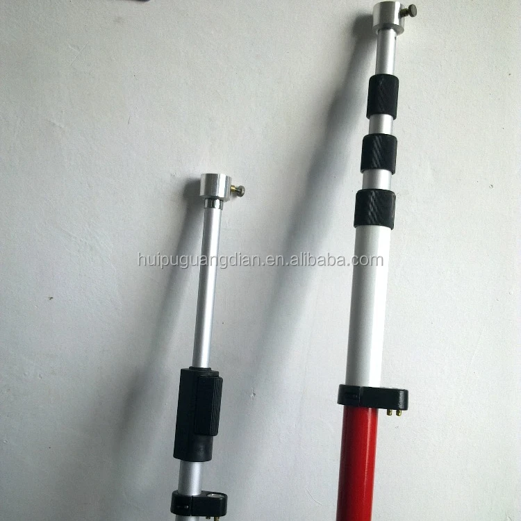 telescopic aluminum prism pole 5m