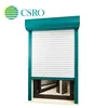 Powder coated aluminum perforated roller shutter window with electric syatem