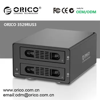 Orico 3529rus3 Hard Disk Enclosure Case 2 Bay Hdd Raid ORICO 3529RUS3 hard disk enclosure case