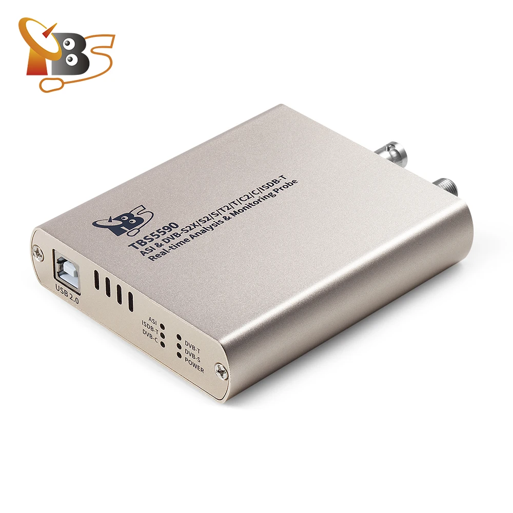 
TBS5590 Multi-standard DVB-S2 DVB-T2 DVB-C ISDB-T Real-time Analysis & Monitoring Probe 