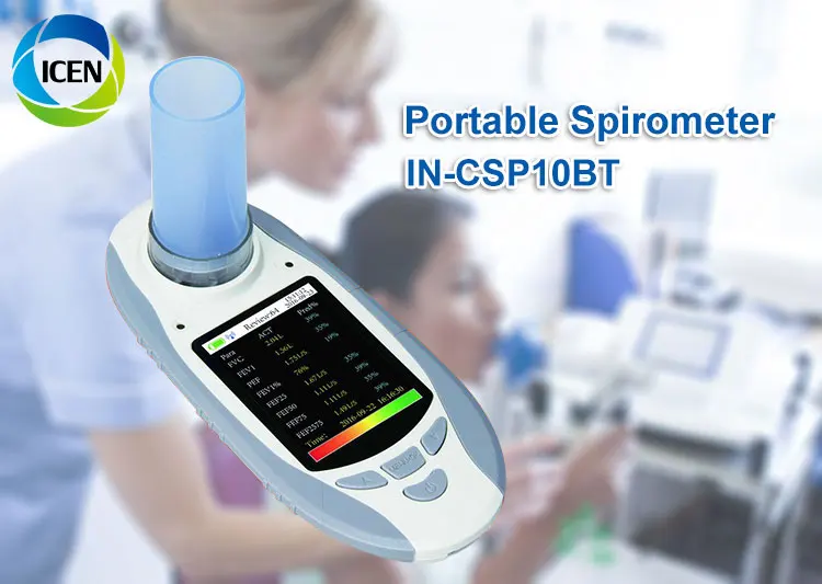 Incsp10bt Portable Electronic Lung Spirometer Digital Bluetooth